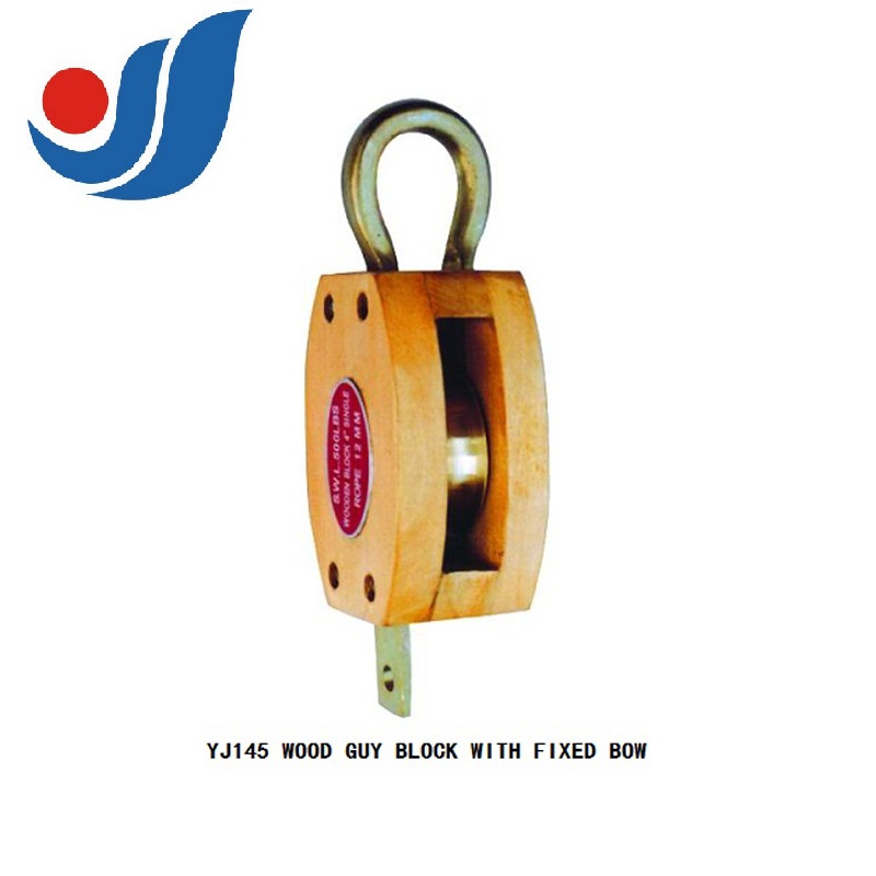 YJ145 WOOD GUY BLOCK WITH FIXED BOW