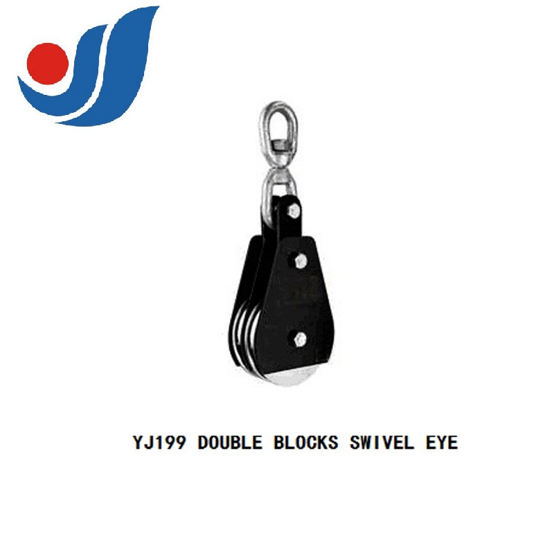 YJ199 DOUBLE SHEAVE BLOCK SWIVEL EYE