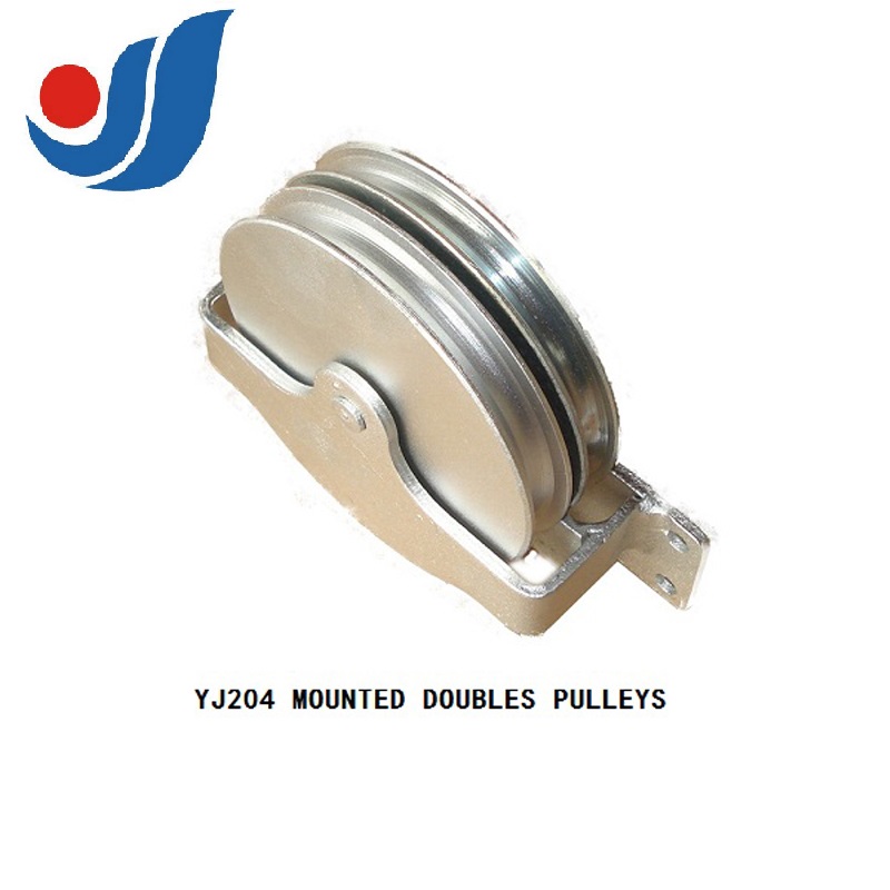YJ204 MOUNTED DOUBLE PULLEYS